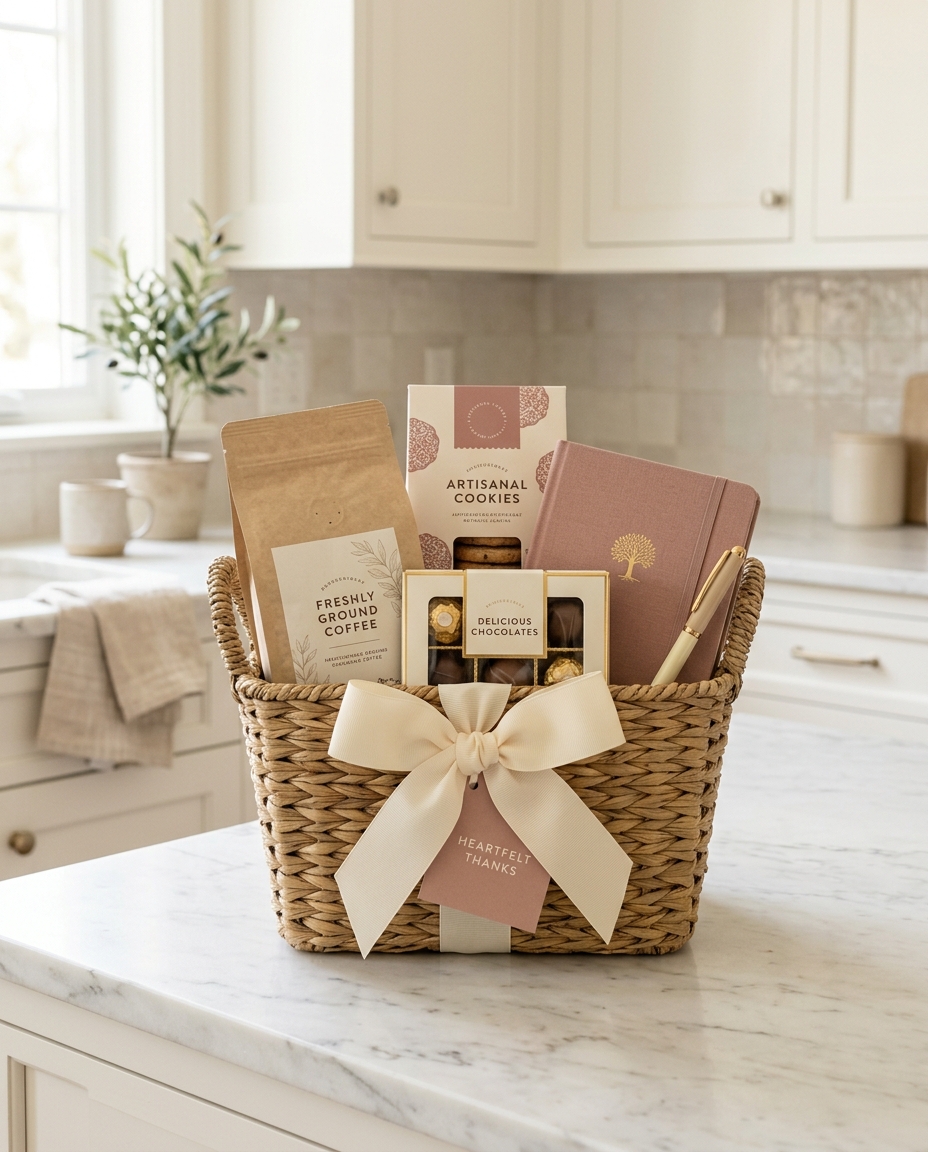 Coffee & a Fresh Page — gift basket by Amy's Gift Baskets